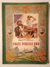 Radu Tudoran - Toate p&amp;acirc;nzele sus (text prescurtat și adaptat; ilustrații Romeo Voinescu; 1986) foto