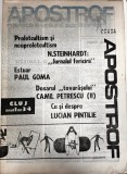 Apostrof Nr 3/4 1990 Carte Almanah Brosat Romana 47 Pagini Dimensiune 42x30cm Buna