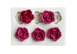 Forma din silicon pentru decor 6 Trandafiri, 10x7x1.2 cm