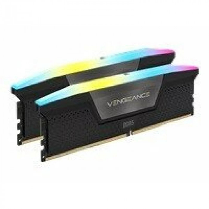 Memorie RAM Corsair Vengeance RGB 32GB (2x16GB) DDR5 6400MHz CL32 CMH32GX5M2B6400C32