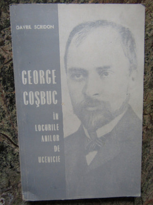 GEORGE COSBUC IN LOCURILE ANILOR DE UCENICIE-GAVRIL SCRIDON + 3 CARTI POSTALE foto