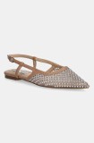 Steve Madden balerini Slingshot-MR culoarea maro, cu toc deschis, SM11003839