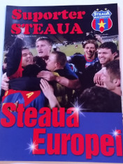 Revista fotbal - &amp;quot;Suporter STEAUA&amp;quot; (Nr.18/2006)- poster Steaua Bucuresti foto