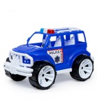 Masinuta Jeep Politie 32 Cm Albastru Plastic Non-Toxic, Potrivit Copii Peste 3 Ani, Fabricata in Ucraina