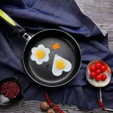 Set 4 forme pentru oua din silicon, antiaderente, forme pentru oua prajite si clatite, Oem