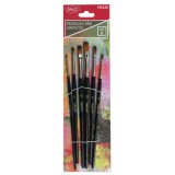 Pensula set 6 par sintetic drept DACO PN226