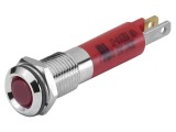 Lampă de control LED plată, roșu/galben/verde, 24V AC
