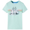 Tricou pentru copii, verde mentă deschis, 104 12045, vidaXL