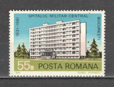 Romania.1981 150 ani Spitalul Militar Bucuresti DR.443 foto