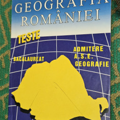 GEOGRAFIA ROMANIEI TESTE BACALAUREAT ADMITERE AS NICOLAE POSTOLACHE