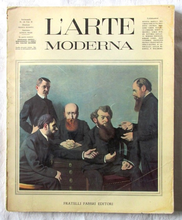 &quot;L&#039;ARTE MODERNA. Antologia critica&quot;, N. 18 Vol.II, 1967. Franco Russoli