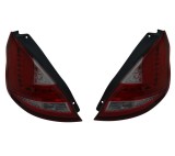 Set stopuri tuning FORD FIESTA (JA8), 01.2013-12.2017, partea stanga+dreapta, Taiwan, cu Lampa pozitie parcare fibra optica; LED; rosu, fumuriu; cu h