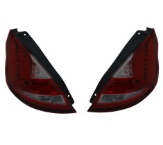 Set stopuri tuning FORD FIESTA (JA8), 01.2013-12.2017, partea stanga+dreapta, Taiwan, cu Lampa pozitie parcare fibra optica; LED; rosu, fumuriu; cu h