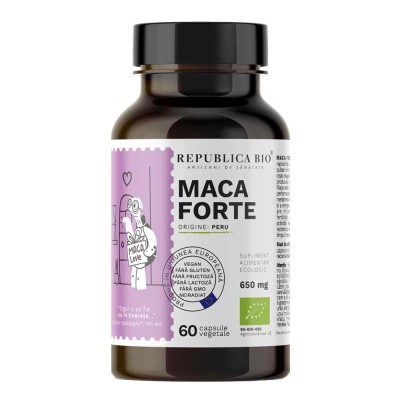 Maca Forte Ecologica 60 capsule vegetale Republica Bio foto