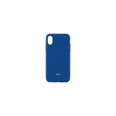 Husa Compatibila cu Apple iPhone XS,Apple iPhone X Roar Colorful Jelly Case - Albastru Mat