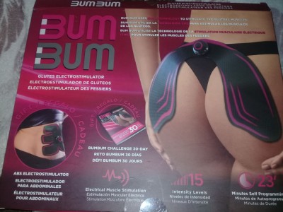 BUM BUM-Set 2 Dispozitive EMS Pt.Antrenamentul Posteriorului,Soldurilor/Abdomen foto
