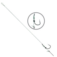 Carlige Legate Carp Zoom Power Feeder KO.5 Nr.6, Fir Textil 0.18mm, 10cm, 5buc/plic