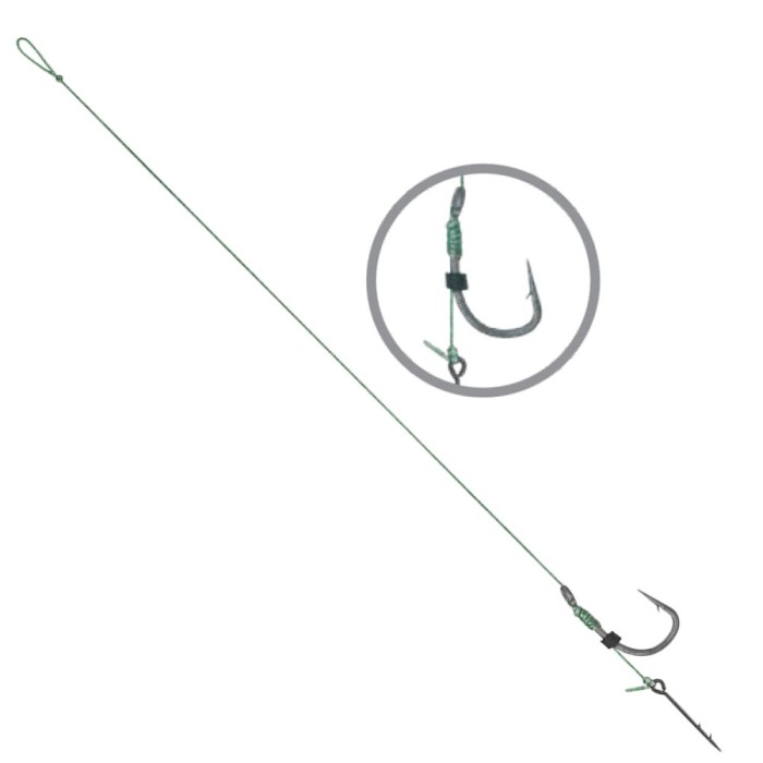 Carlige Legate Carp Zoom Power Feeder KO.5 Nr.10, Fir Textil 0.18mm, 10cm, 5buc/plic