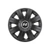 Set 4 capace roti Cosmos Negru R15, pentru gama auto Hyundai, Autohelix MSA