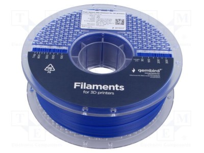 Filament ABS 1,75mm albastru 225-240&amp;deg;C 1kg High Speed GEMBIRD foto