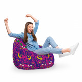 Fotoliu Puf Bean Bag tip Para XL Psihedelic, Updeco