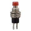 Buton Rosu 12VDC ON-(OFF) Fara Retinere, 1 Circuit, Panou, Apasare, Normal Deschis