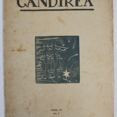 GANDIREA , REVISTA , ANUL IV , NR. 6 , IANUARIE , 1925