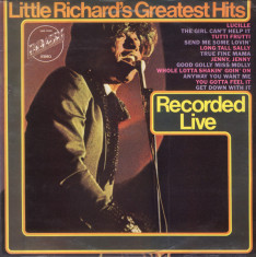 VINIL Little Richard ?? Little Richard&amp;#039;s Greatest Hits Recorded Live LP VG+ foto