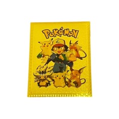 Set auriu sclipitor 10 carti Pokemon, indragitii eroi cu super-puteri