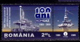 RO 2009 ,LP 1831 ,&quot; ROMGAZ-100 de ani &quot;, serie + vinieta 1 ,MNH