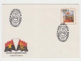 B16 - FDC - Angola - istorie - 1980