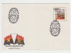 B16 - FDC - Angola - istorie - 1980
