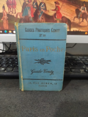 Paris en poche, Guides Conty, cu 5 planuri &amp;icirc;n afară de text, Paris 1900, 071 foto