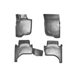 Covoare cauciuc tavita compatibile Mitsubishi L200 2015-&gt; Cod: 3D 3413 / A10, Lumi LUXURY