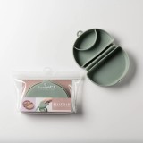 Recipient Diversificare Hrana Bebelusi Miniware Silifold Silicon Alimentar 2 Compartimente Sage 6 luni+
