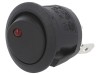 Comutator Rocker ON-OFF cu LED 20A/14VDC Negru