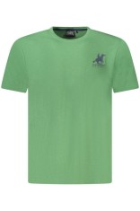 U.S. Grand POLO Tricou barbati simplu din bumbac cu logo, verde, S