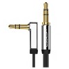 Adaptor Audio 3.5 mm la 3.5 mm UGREEN Flat, 2 m, Argintiu