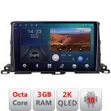 Navigatie Toyota Highlander 2013-2018 Android ecran Qled 2K Octa Core 3+32 carplay android auto KIT-highlander13+EDT-E310v3v3-2K CarStore Technology