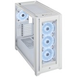 Carcasa corsair icue 5000x rgb ql edition mid-tower atx alb expansion slots 7 vertical +