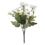 Cumpara ieftin Buchet flori albe verzi 10x10x30 cm
