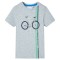 Tricou pentru copii cu m&acirc;neci scurte, gri, 104 12150