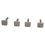 Perii electromotor model nou cu reductor amplificat de putere U-445 pentru Fiat ARO, set