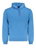 Hanorac bărbați, cu mini logo brodat, Regular fit, albastru, 2XL