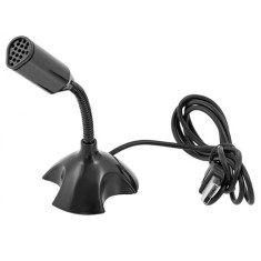 Microfon mini USB universal, 2,2 Ohm, 67dB, 13,5 x 6cm, negru