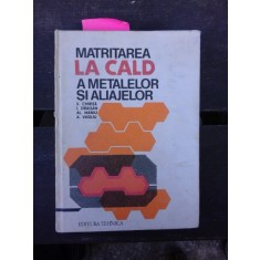 MATRITAREA LA CALD A METALELOR SI ALIAJELOR - V. CHIRITA