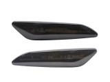 Set lampa semnalizare laterala Alfa Romeo 147, 156; Chrysler Ypsilon; Fiat Tipo; Lancia Delta, fata, stanga+dreapta, LED; fumuriu; Tuning; LED