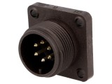 Conector Circular Soclu IP67 6 Pini Placare Argintată Tată