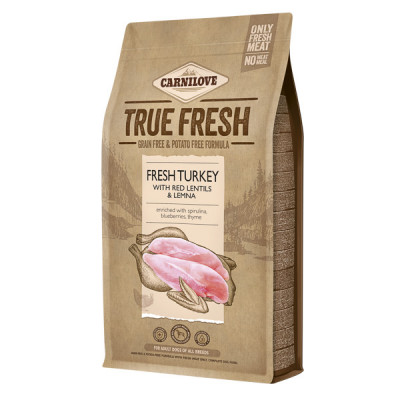 Hrana uscata pentru caini Carnilove True Fresh, Adult, Curcan, 1.4 Kg foto