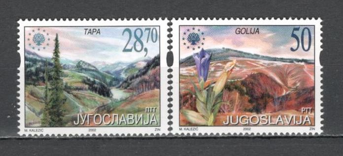 Iugoslavia.2002 Protejarea naturii SI.631